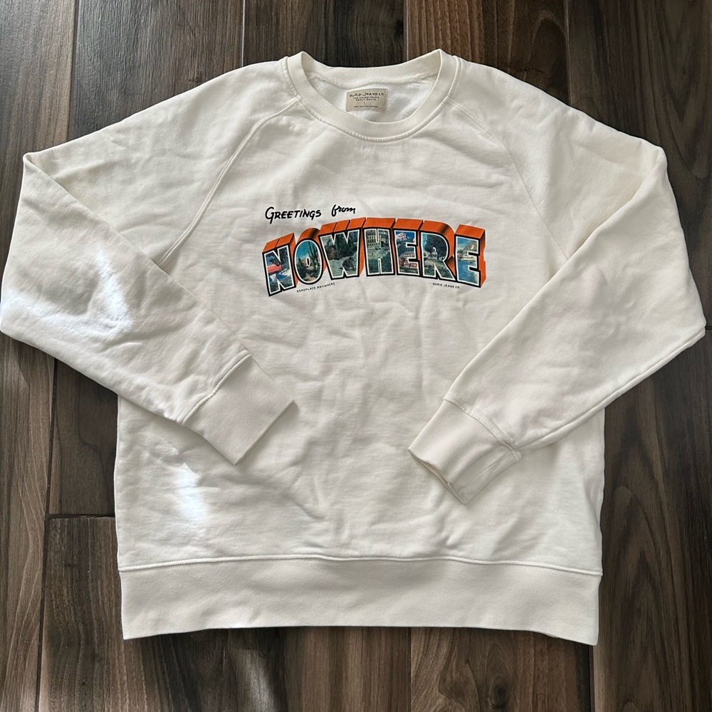 Nudie jeans co Melvin Greetings sweatshirt